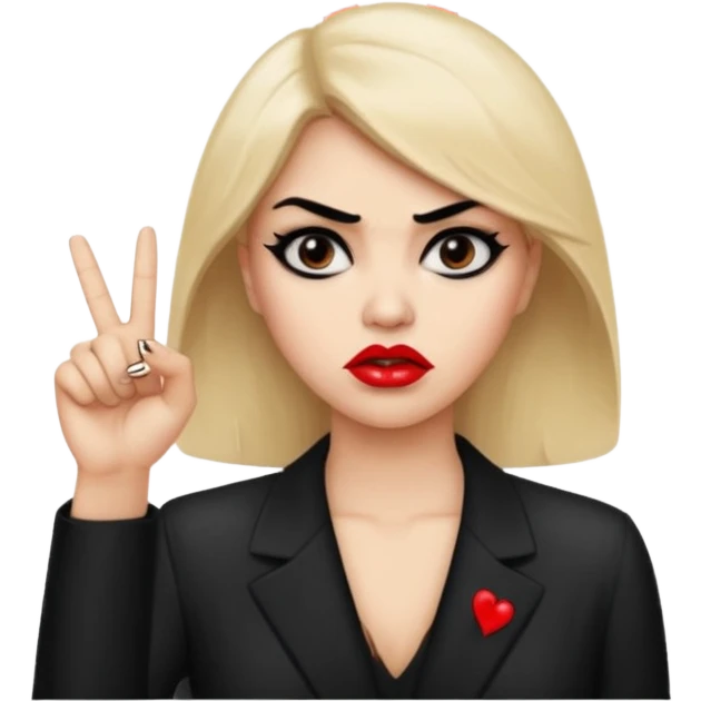 Letters saying “Don’t PMO” With an angry lady standing behind the letters with her finger up  emoji