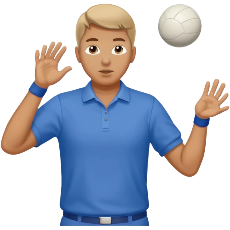 joueur de pétanque qui tire emoji