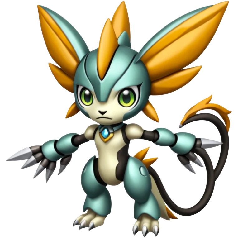 Meloetta-Wargreymon-Trico-Pokémon-Digimon-Fakémon-fusion-hybrid-creature emoji