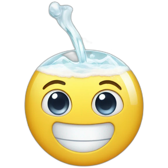 Fizzy water emoji
