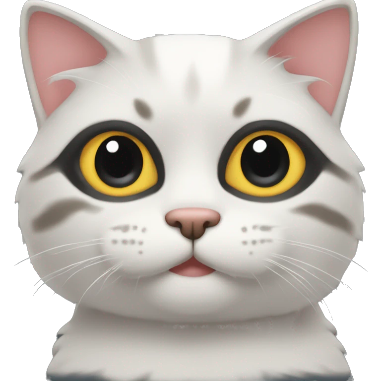Gato con audífonos  emoji