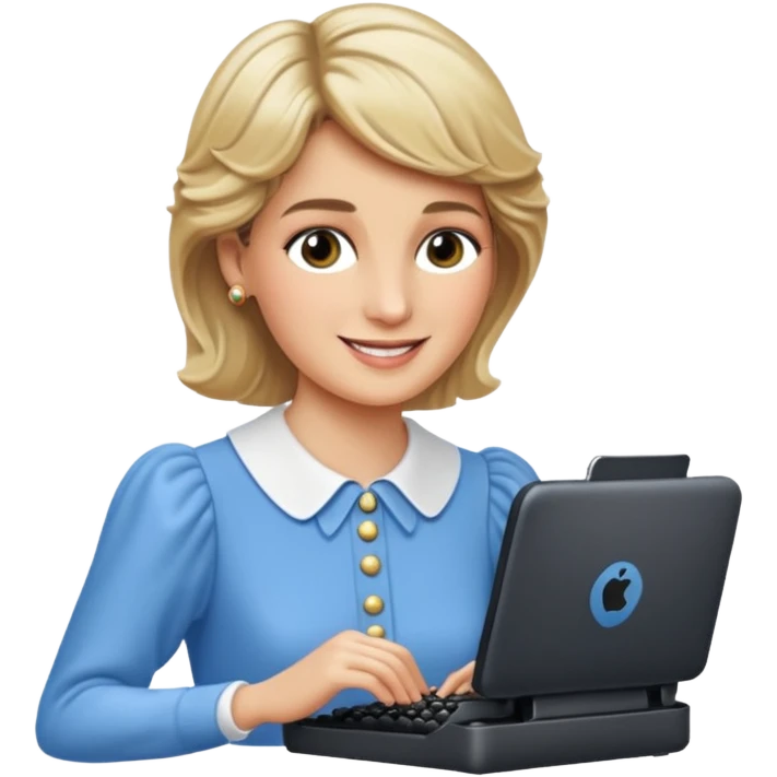 content face typing, Princess Diana emoji