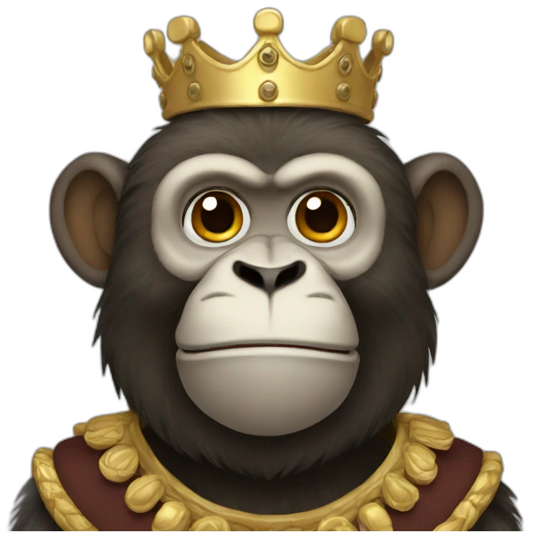 King monkey emoji