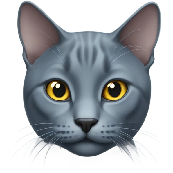 russian blue cat emoji