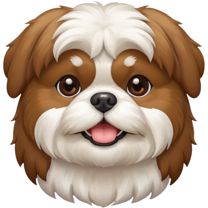 smiling shih tzu emoji