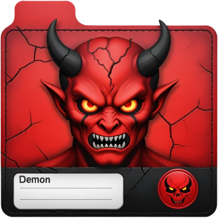 demon id card emoji