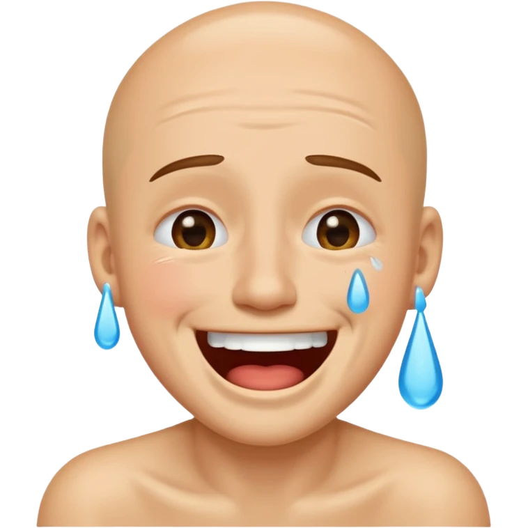 Laughing so hard he’s crying crying emoji