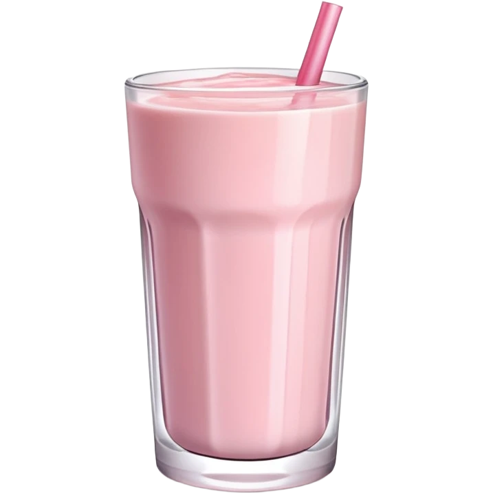 Light pink smoothie emoji