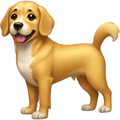 golden dog emoji