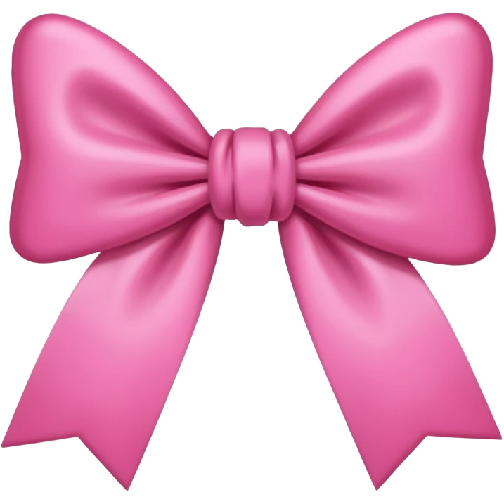 Bow pink emoji