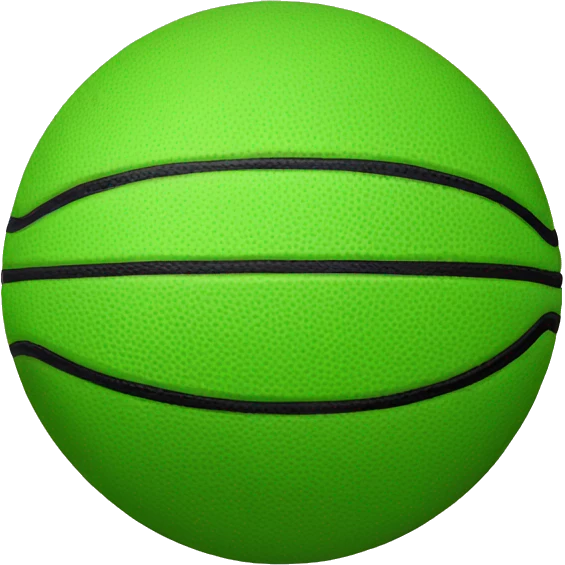 green basketball emoji