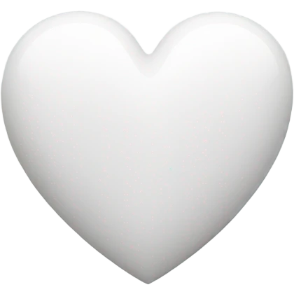 White heart emoji