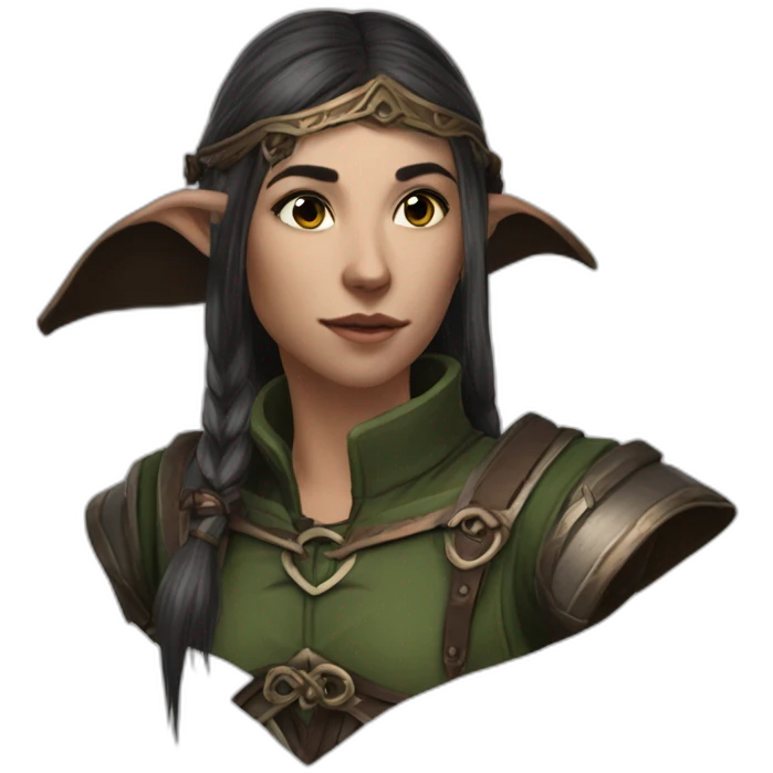 Female half-elf bard baldur's gate 3 emoji