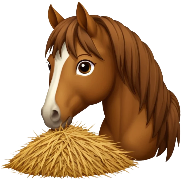 horse hay emoji