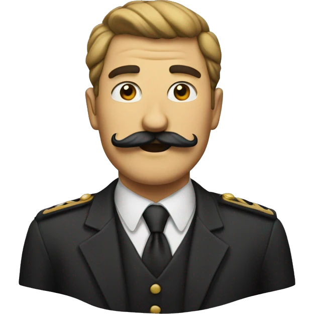 deaon with a mustache emoji