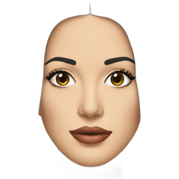 monica belucci hyperrealistic emoji