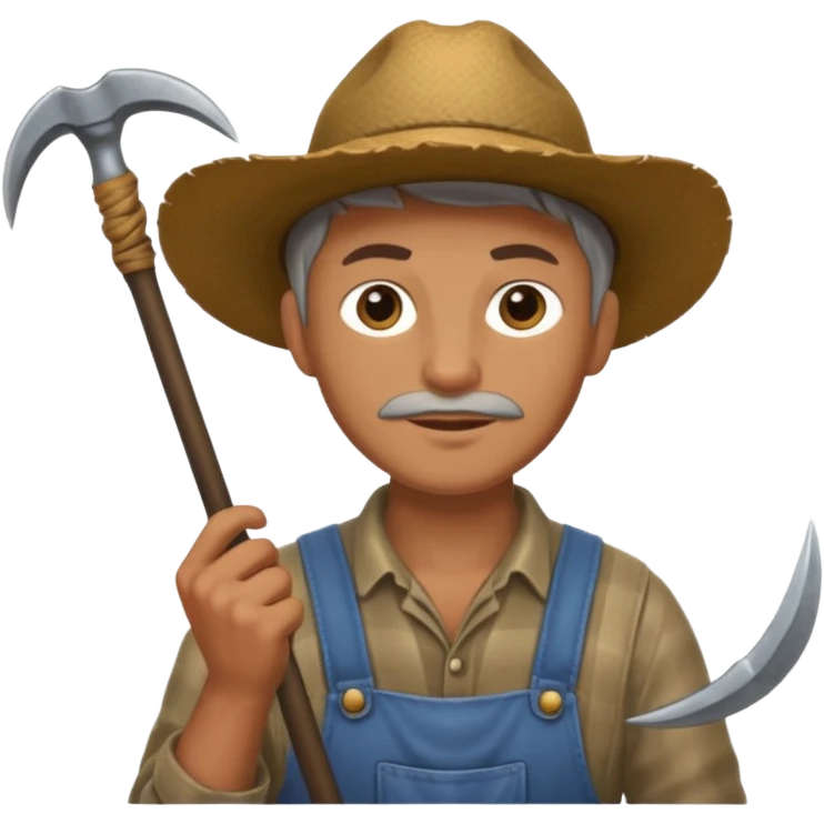 farmer sickel object only emoji