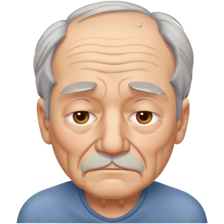 sleepy old man emoji
