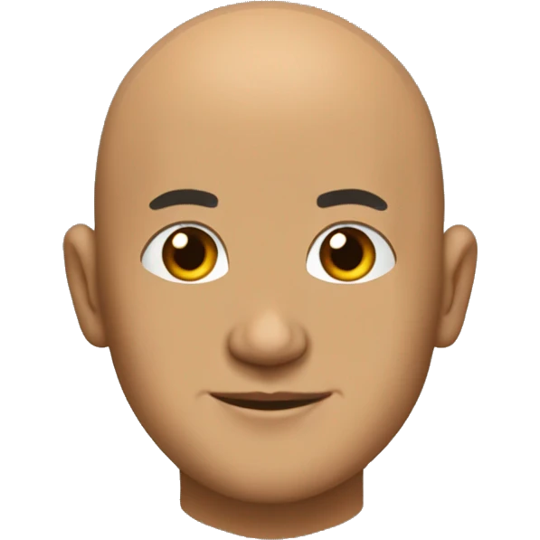 A bald Buddhist with a text above that says "What's up Julio" emoji