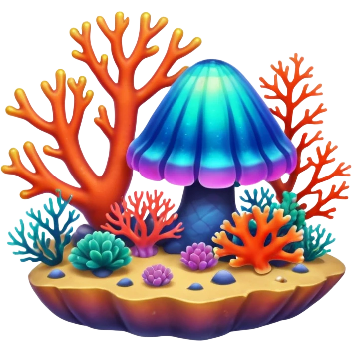 Coral Reef Treasure emoji