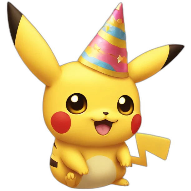 Pikachu birthday emoji