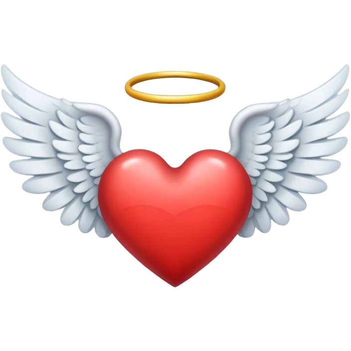 heart with angel wings emoji