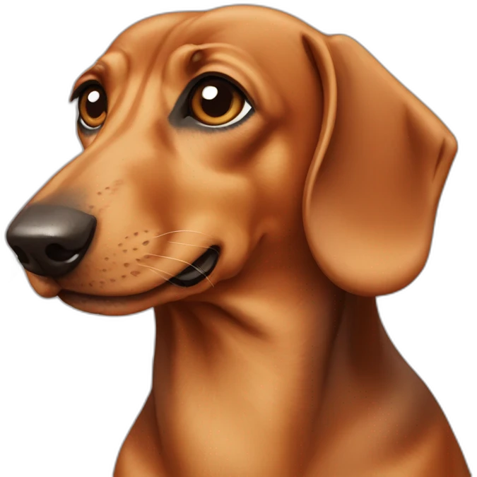 dacshund dog emoji