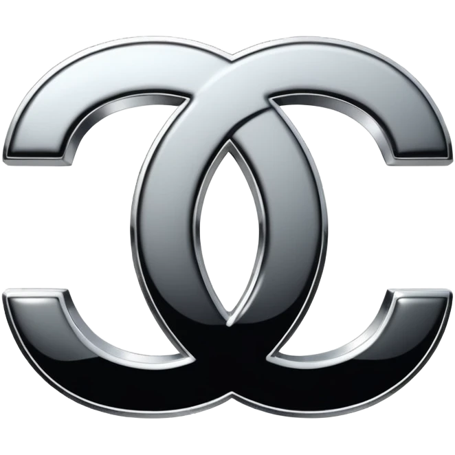 Silver chanel sign emoji