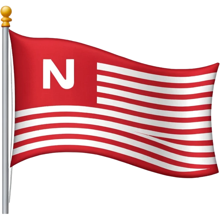 flag with text nutus emoji