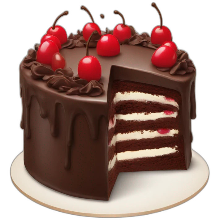 black forest cake emoji