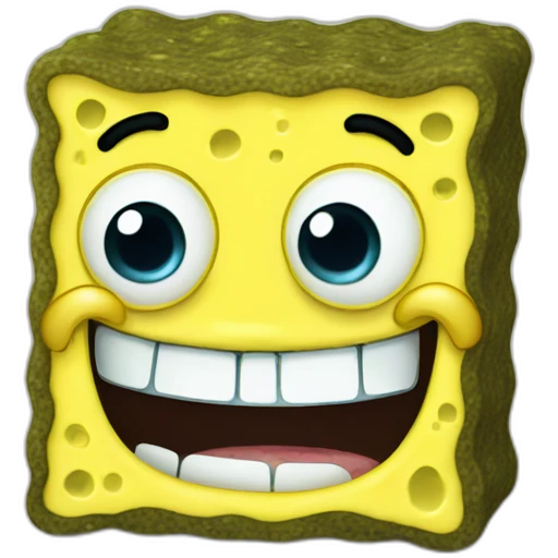 happy sponge bob emoji