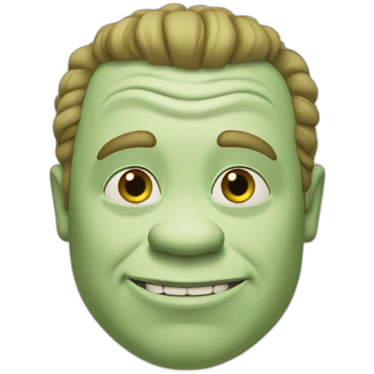 white-shrek emoji
