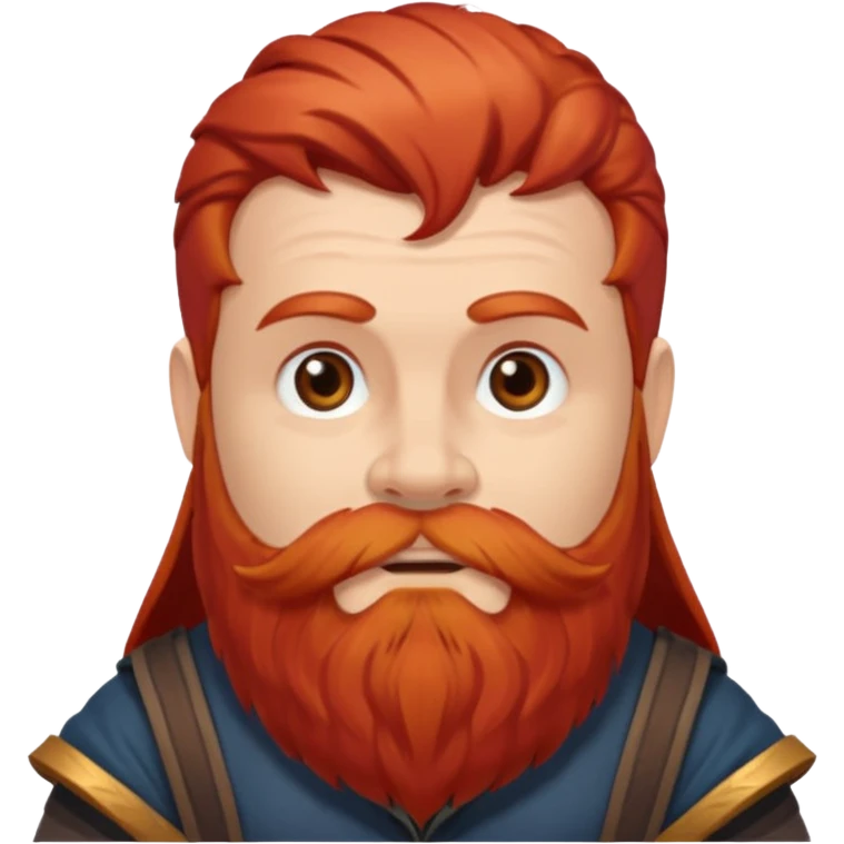 Ein zwerg mit roten Haaren emoji