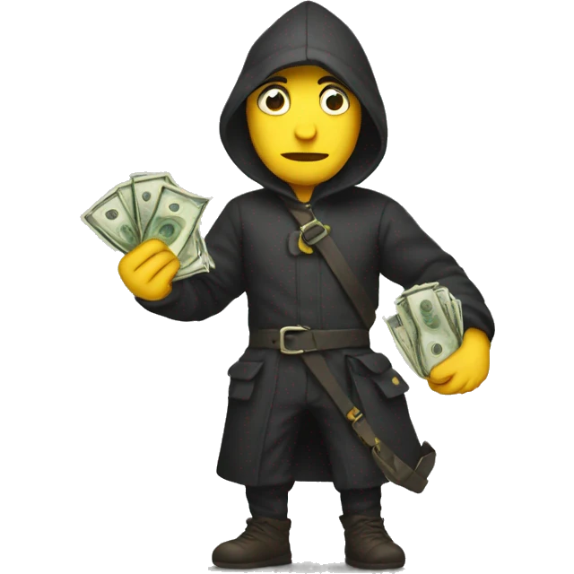 thief with money emoji