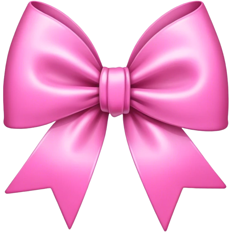 Bow pink emoji