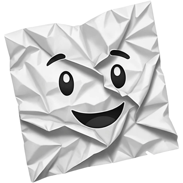crumpled receipt emoji