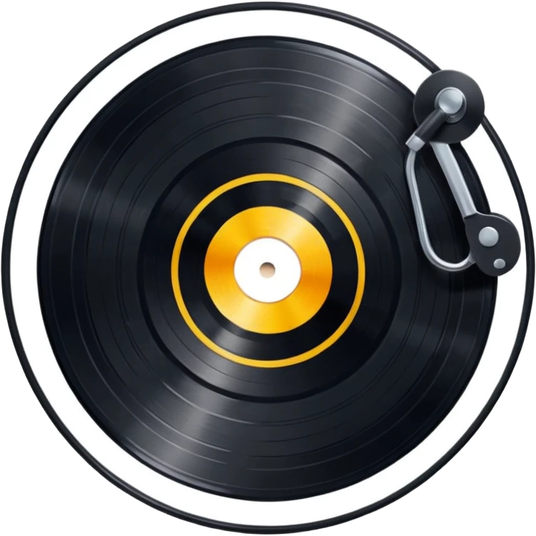 Vinyl record emoji