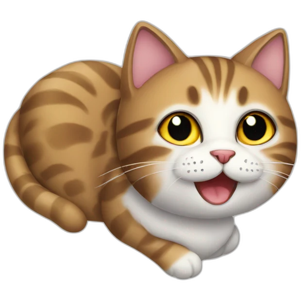 Busy cat emoji