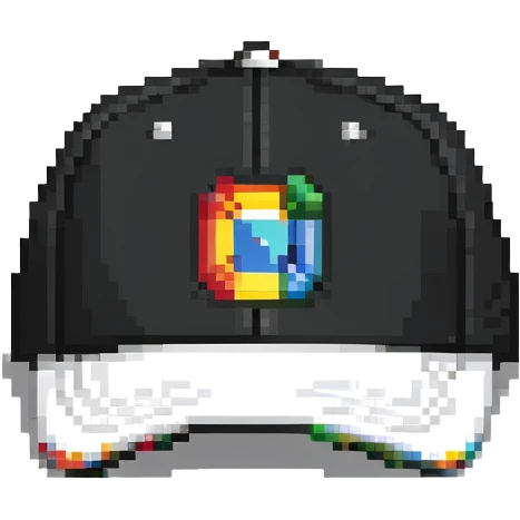 landak dengan topi emoji