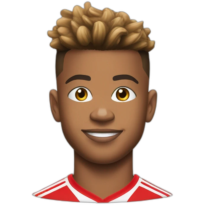 David Neres, avec les yeux plissés et cernés, ayant l’air blasé, pourtant le maillot de Benfica emoji