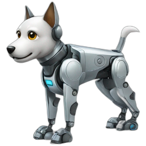 Robot dog emoji