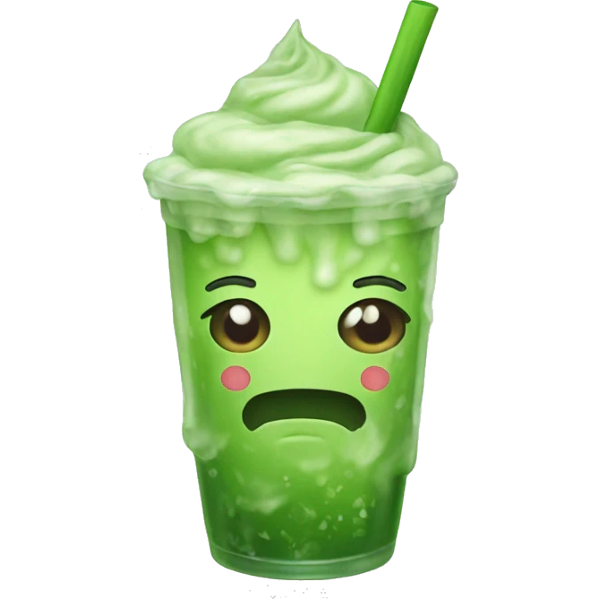 iced matcha emoji