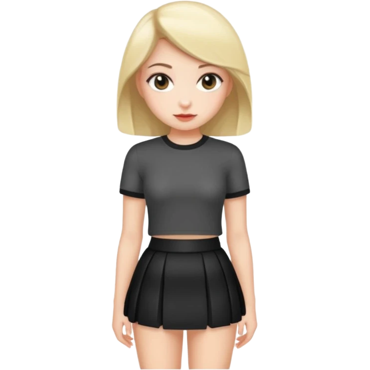 Альтушка в миниюбке emoji