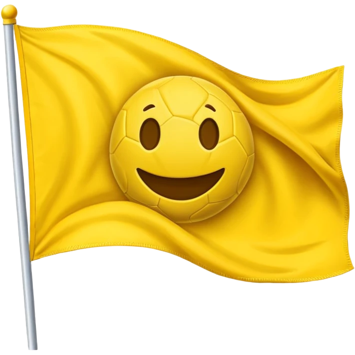 Эмодзи с изображением футбольного флажки emoji