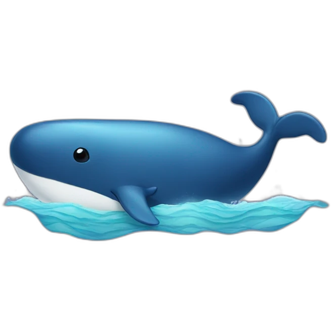 whale in the ocean emoji