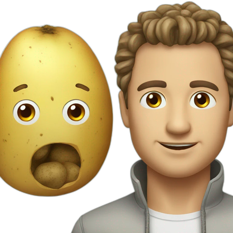 Lukachenko and potato emoji