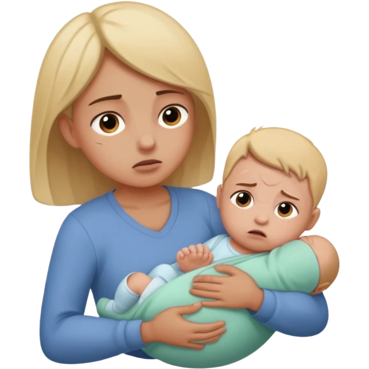 Giving birth emoji mom pushing out baby emoji