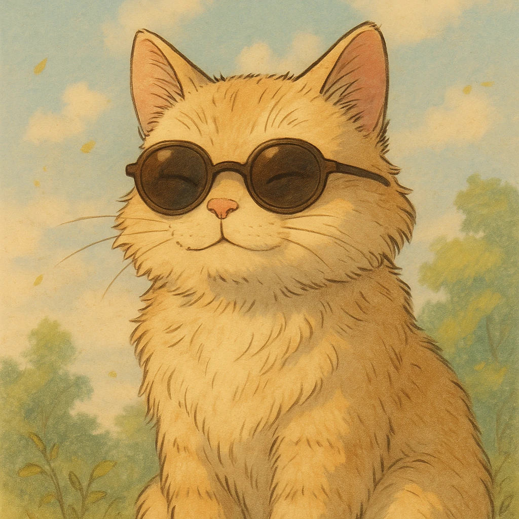 cat wearing sunglasses emoji