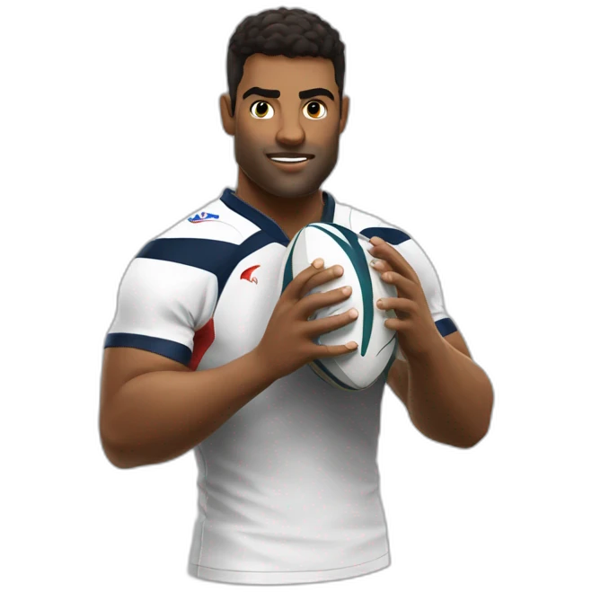 Rugby romain ntamack emoji