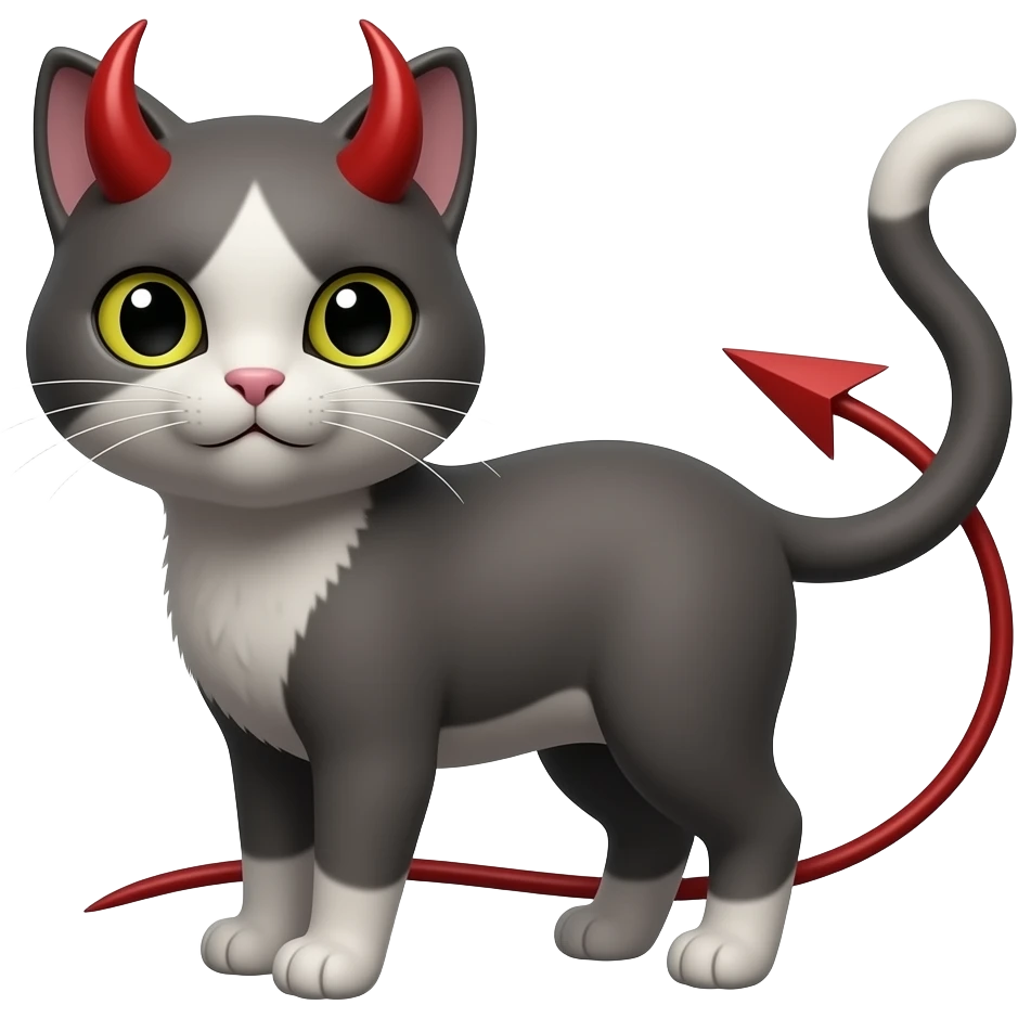 cat devil emoji